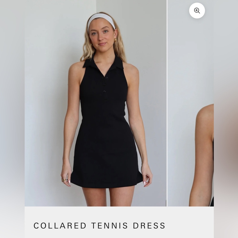 Women’s black colored athletic dress size medium never worn no tags